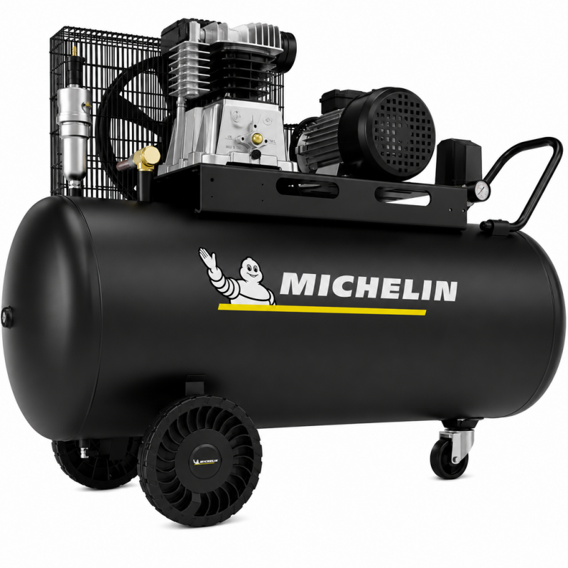 Compresor monofazat profesional, 50l, 235l/min, MICHELIN MX CLASSIC PRO 50-2M