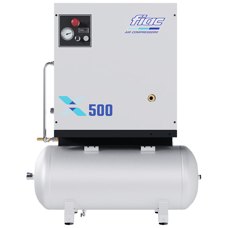 Compresor profesional cu șurub FIAC X500/100 cu inverter - 10 bar, 498 l/min