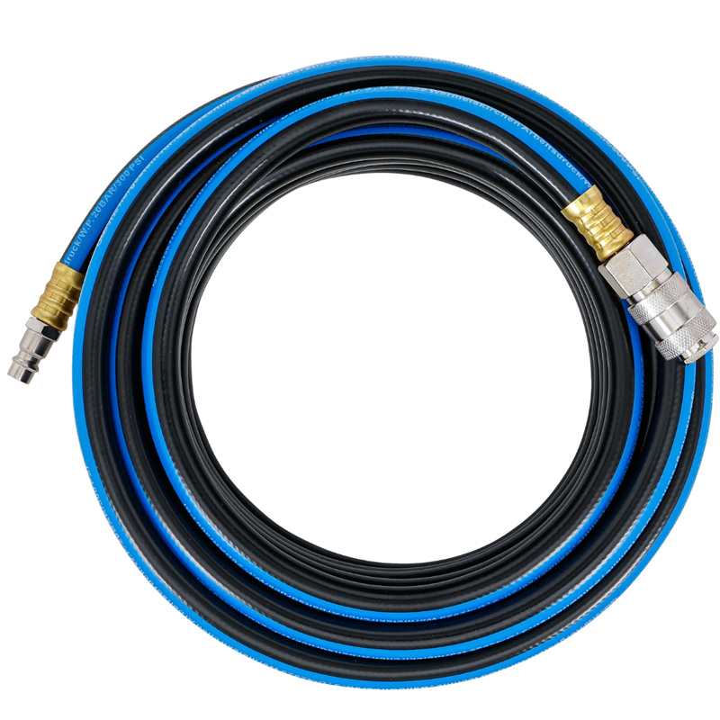 Furtun aer comprimat BGS 3130, 10 m, 8x14 mm, PVC cu insertie - cuple rapide