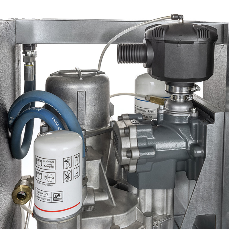 Compresor cu șurub FIAC NEW SILVER VSD 7,5/300 cu invertor | 10 bar,  312-756 l/min, 7,5CP - compresor industrial