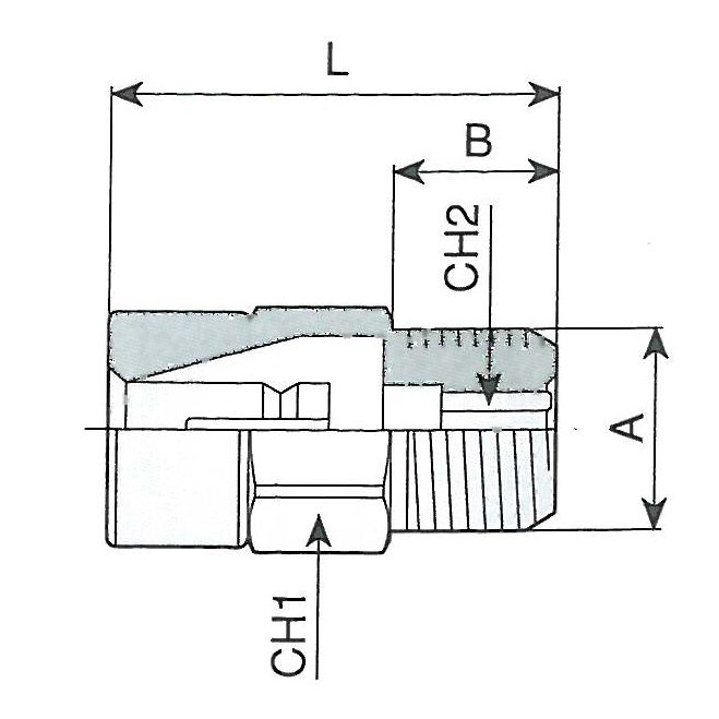 Racord automatic 1/8