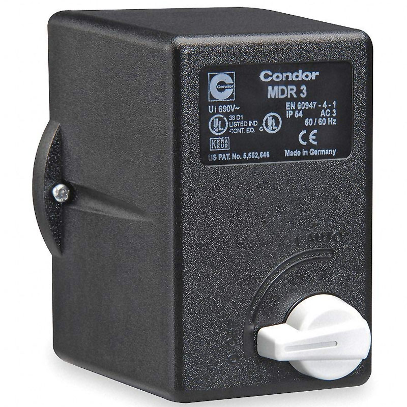 Presostat trifazat Condor MDR3 EA11B, 10A
