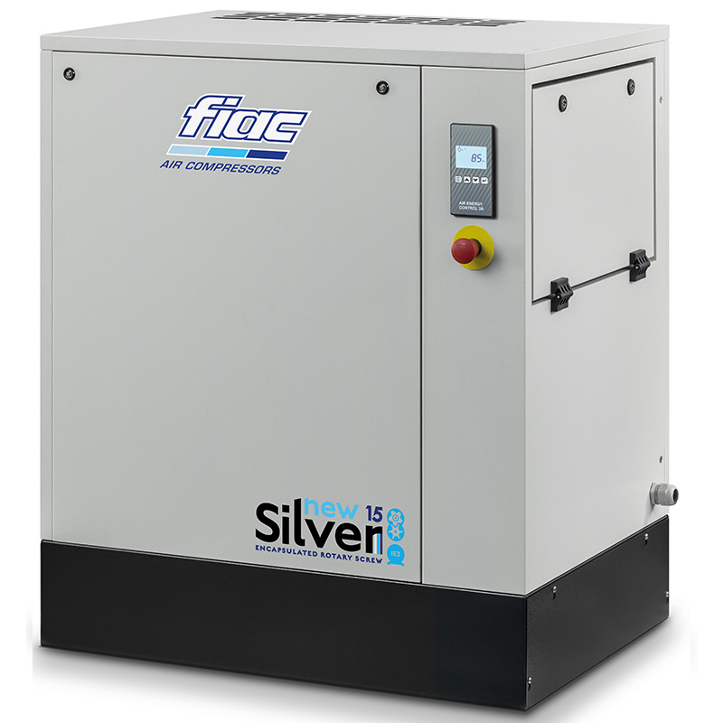 Compresor cu surub FIAC NEW SILVER 15 | 8 bar, 1610 l/min, 15CP - compresor industrial