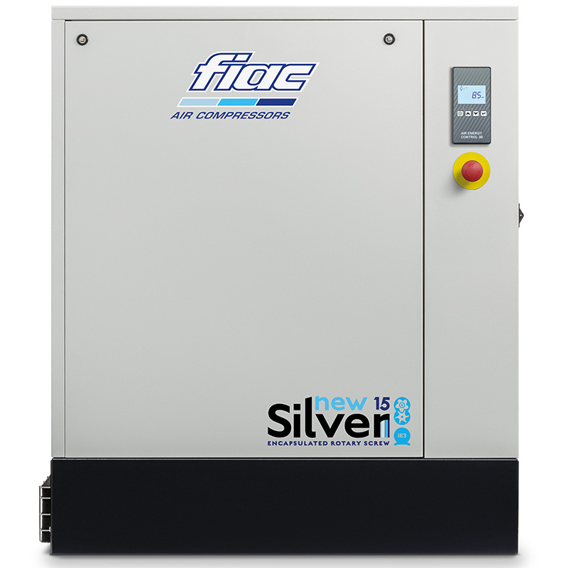 Compresor cu surub FIAC NEW SILVER 15 | 8 bar, 1610 l/min, 15CP - compresor industrial