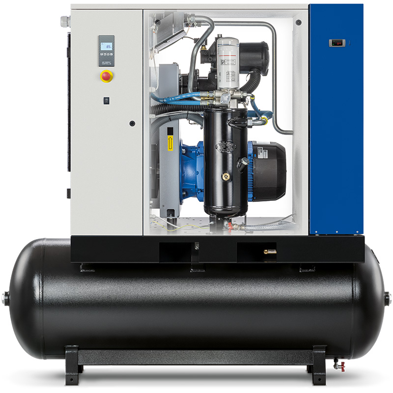 Compresor cu șurub și uscător FIAC NEW SILVER 30/500D | 8 bar, 3570 l/min, 30CP - compresor industrial