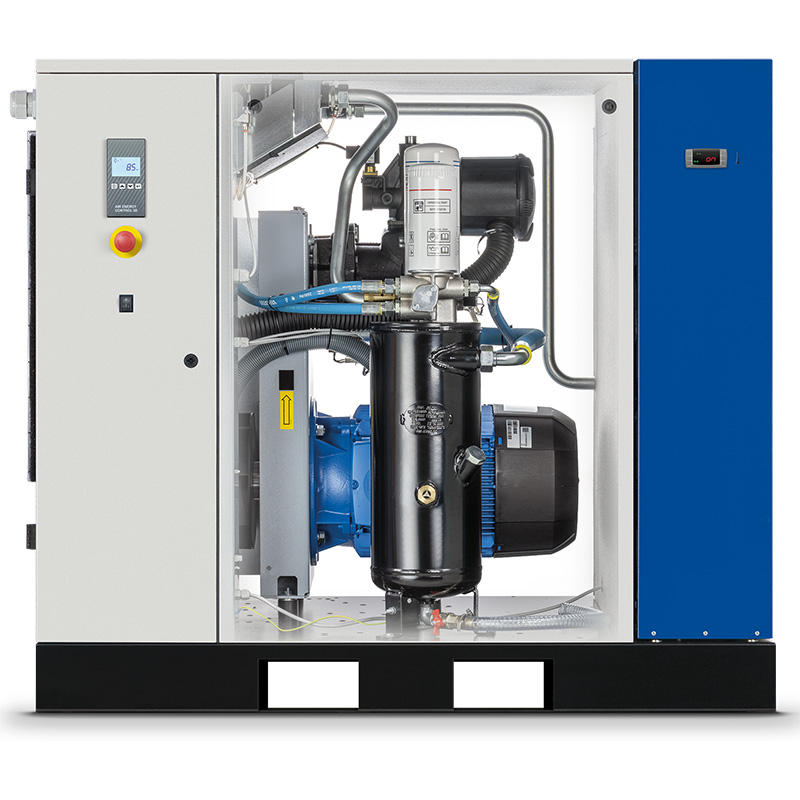 Compresor cu șurub și uscător FIAC NEW SILVER+D 20S | 8 bar, 2450 l/min, 20CP - compresor industrial