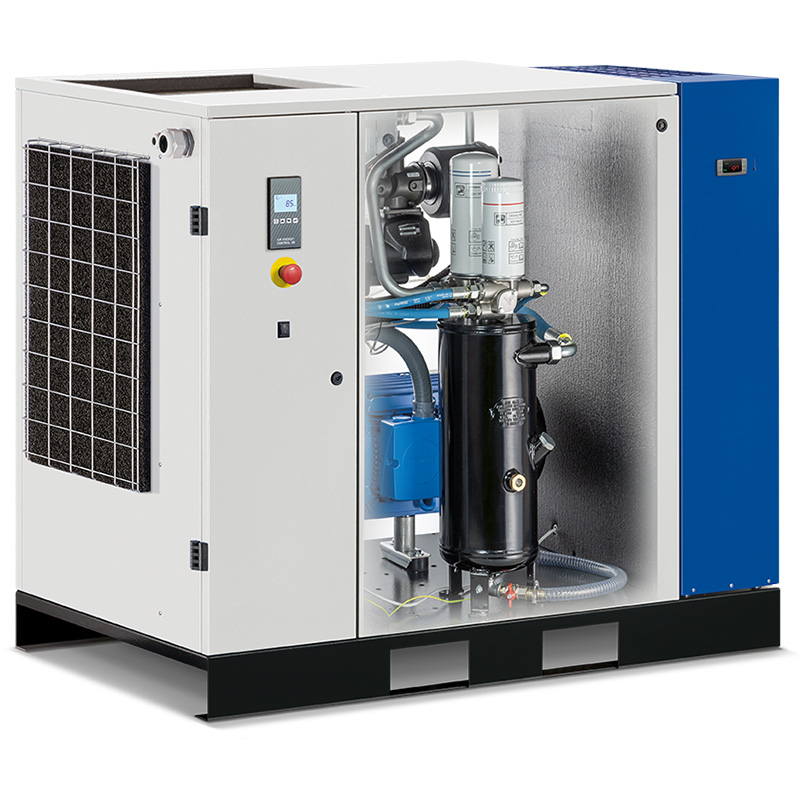 Compresor cu șurub și uscător FIAC NEW SILVER+D 20S | 8 bar, 2450 l/min, 20CP - compresor industrial