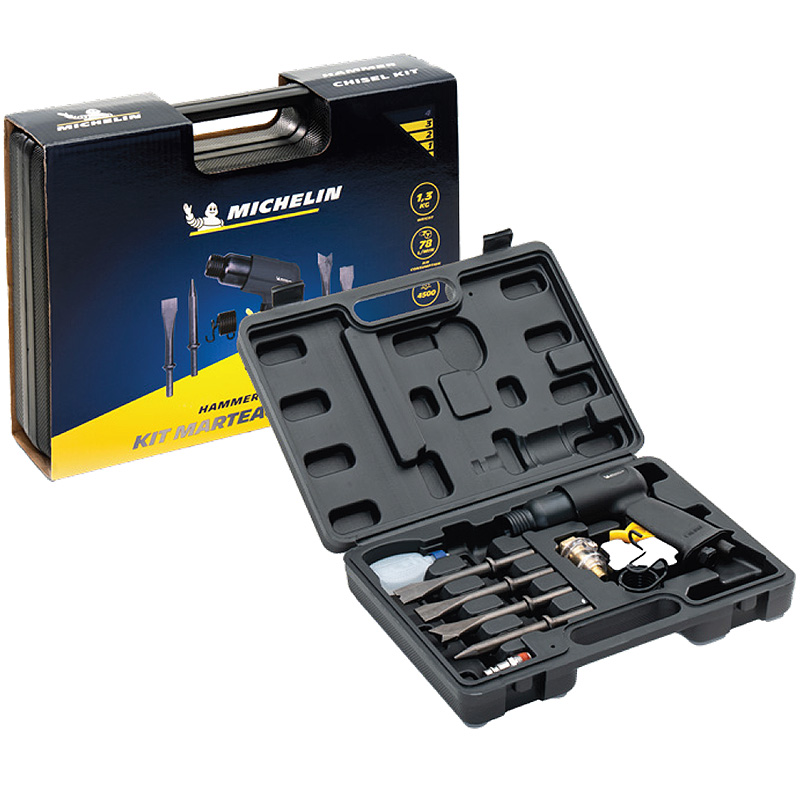 Ciocan pentru daltuire pneumatic + 4 dalti, MICHELIN