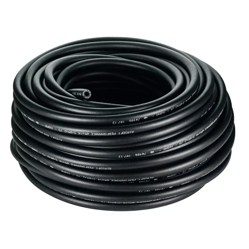 Furtun PVC flexibil cu insertie negru 8x17 mm, FIAC