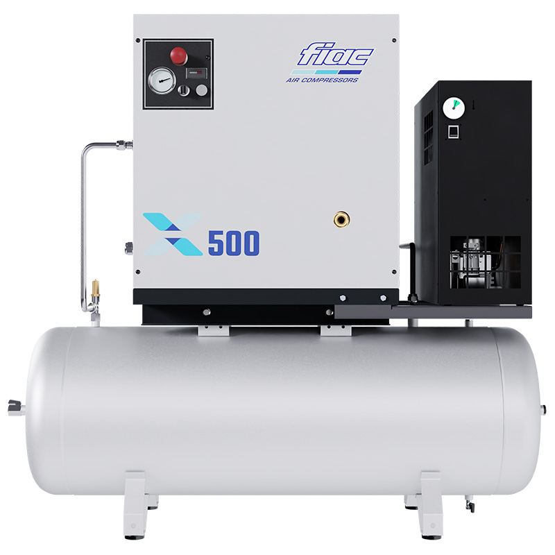 Compresor cu surub cu inverter, cu uscator, FIAC X500/200+D, 10 bar Compresor cu surub cu inverter, cu uscator, FIAC X500/200+D, 10 bar