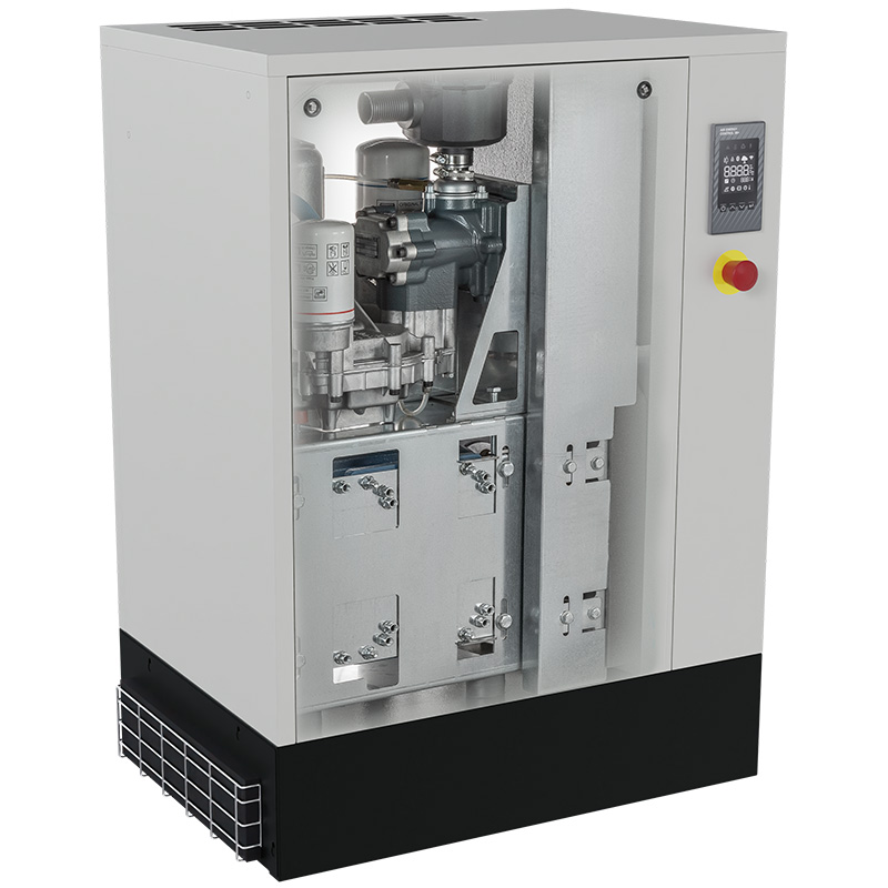 Compresor cu surub FIAC NEW SILVER 15 VSD cu invertor | 10 bar, 366-1401 l/min, 15CP - compresor industrial