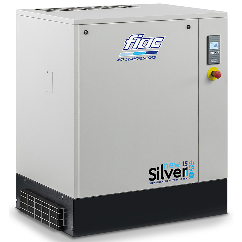 Compresor cu surub FIAC NEW SILVER 15 | 13 bar, 1150 l/min, 15CP - compresor industrial