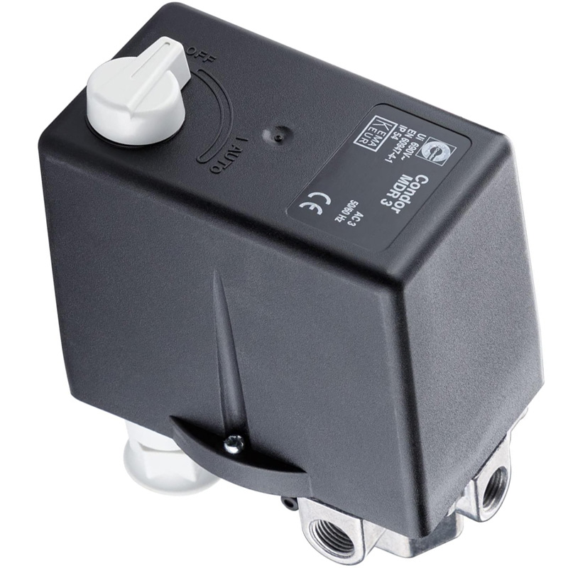 Presostat trifazat Condor MDR3 EA11B, 10A