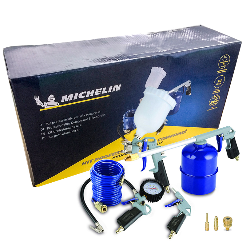 Set 8 piese aer comprimat MICHELIN, cuple rapide