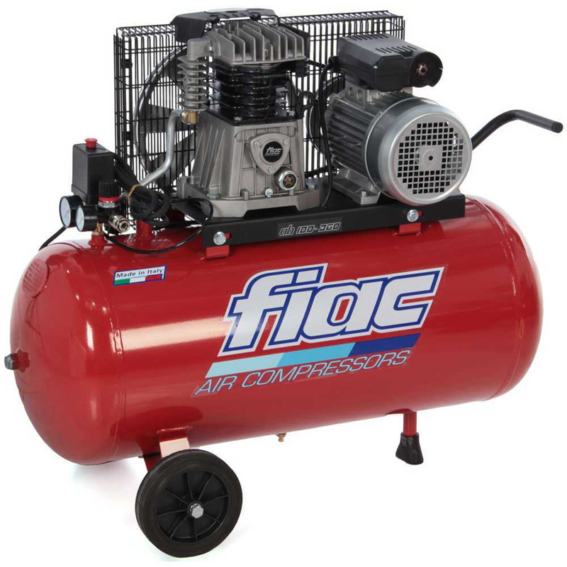 Compresor monofazat profesional, 100l, 410l/min, FIAC AB100/415MC