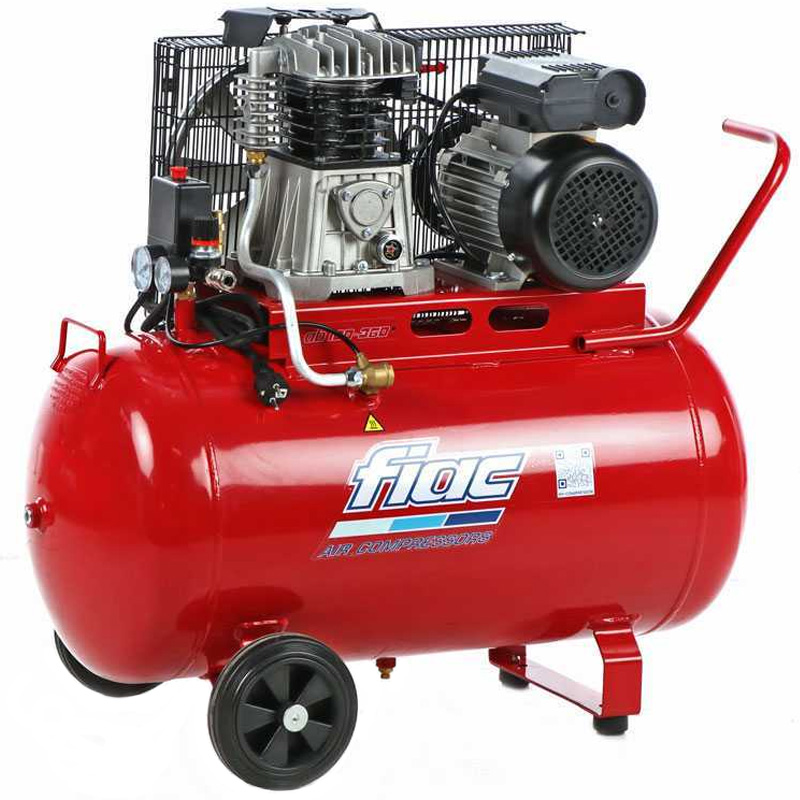 Compresor monofazat profesional 100l, debit 350l/min, FIAC AB100/360MC