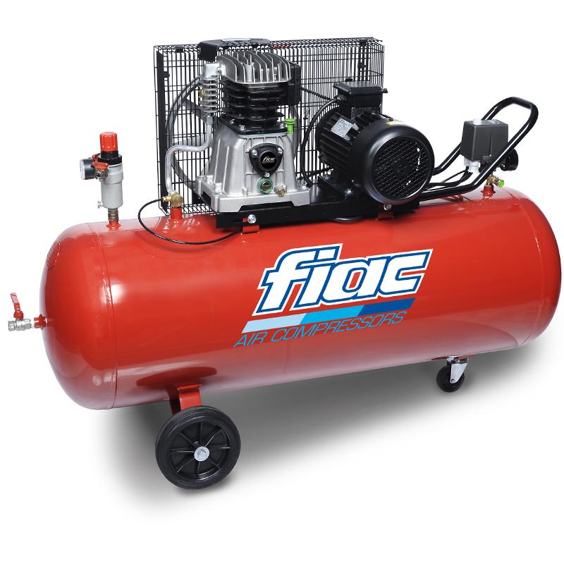 Compresor trifazat profesional, 200l, 510l/min, FIAC AB200/515TC + filtru 3/8