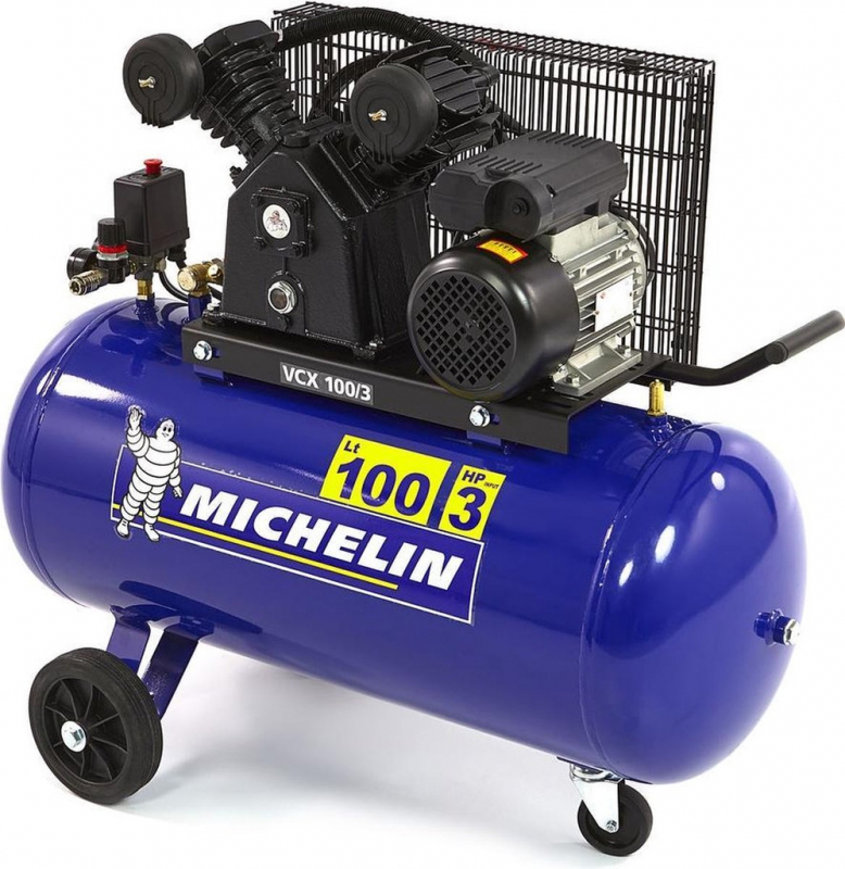 Compresor monofazat profesional, 100l, 350l/min, MICHELIN VCX100/3