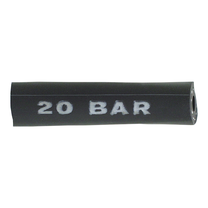 Furtun PVC flexibil cu insertie negru 8x17 mm, FIAC