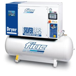 Compresor cu surub si uscator tip NEW SILVER D 5,5/200, 8 bar