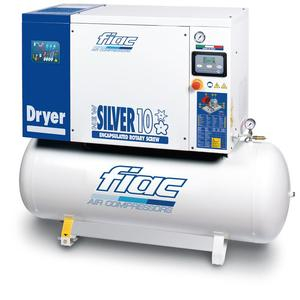 Compresor cu surub si uscator tip NEW SILVER D 10/500, 13 bar