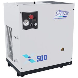 Compresor profesional cu șurub FIAC X500 cu inverter - 10 bar, 498 l/min
